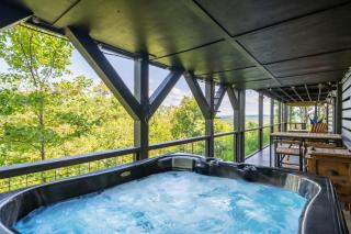 Lux 5Br Lake & Mtn View Hot Tub Firepit Game Rm - Blue Ridge - 7