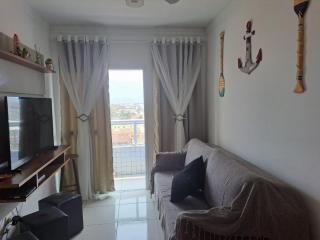 Apto aconchegante beira mar com ar no quarto - Solemar - 3