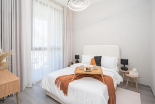 Modern 1BR Apt with Calm Views in Mesk 1 by Vibel - Dubai - 1