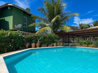550m da PRAIA, Piscina, 2 quartos, 2 pavimentos, WiFi 300mbs, Churrasqueira, até 7 pessoas, Estacionamento Gratuito para 1 carro - Porto Seguro - 0