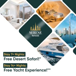Serene Retreats Paramount Two Bedroom Suite 3 with Burj View - Dubai - 0