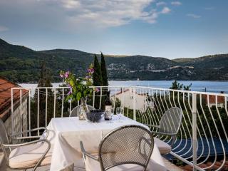 Apartments & Room Eva Slano - One Bedroom Apartment with Terrace and Sea View Srednji - 0
