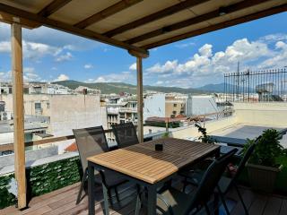 Rooftop Mini Suite-Roof Deck-Sunbeds-City view - Tessalónica - 6