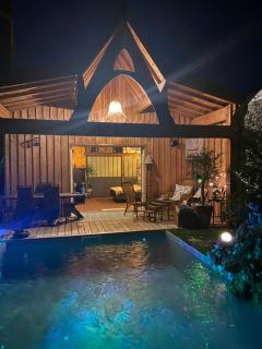 Chalet Atypique VUE Piscine Chauffée - Gujan-Mestras - 2
