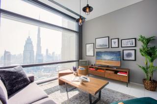 Blueground DIFC Burj view pool gym DXB-378 - Dubai - 9