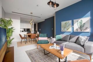 Blueground DIFC Burj view pool gym DXB-378 - Dubai - 8