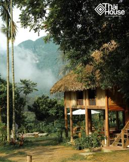 Thai House Pu Luong - Century Old Stilt House with Terrace Views - Hương Bá Thước - 6