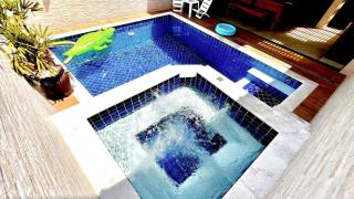 Piscina com ofurô/Churrasqueira/Sinuca e Ping Pong - Caraguatatuba - 1