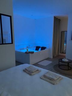 Le Duplex : Balneo, lit queen size - Beaugency - 3