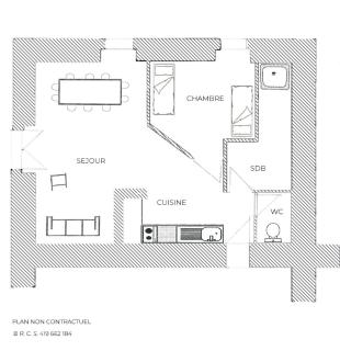 Residence Abeille - 2 pièces mezzanine 4 personnes, 50m² + 10m² - Centre du village MAE-4111 - Saint-Martin-de-Belleville - 5