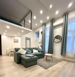 Green Glam Studio with gallery - Budapest - 9