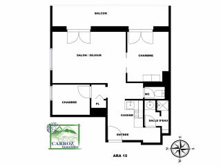 ARA15 Appartement 6 Pers centre station Carroz - Les Carroz-d'Araches - 9