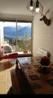 Appart 50m carré maxi 6 personnes vue panoramique montagne - La Llagonne - 9