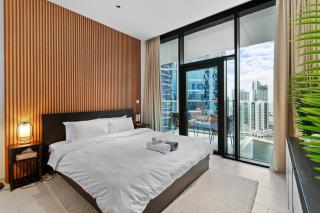 Waves - Chic High-Floor Studio Retreat with Canal Views - Dubai - 8