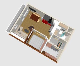 MyHome - Rénové en 2024 ! Hameau Borsat 3 15 - studio 2 cabines 4 pax sur les pistes - Tignes - 4