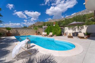 Villa ANITA with private pool, gym, 6 bedrooms, sea view - Kučine - 8