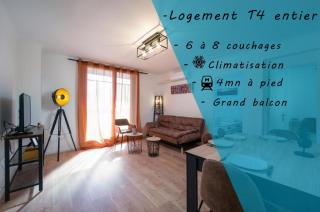 Appartement climatisé 3 chambres avec terrasse idéal pour 6 à 8 personnes - 6