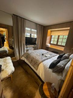 Appartement chaleureux à Megève - 80 m² avec jardin et cheminée. - Megève - 5