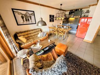 Appartement 4 étoiles aux Gets avec 2 chambres, cabine et terrasses, proche centre et pistes de ski - FR-1-598-6 - Les Gets - 0