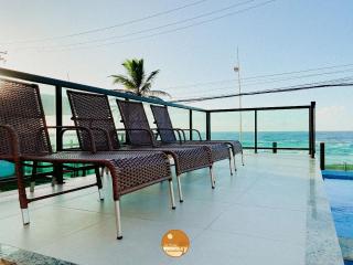 Pé na Areia, Piscina Borda Infinita, Vaga de Garagem, Portaria 24 hs - Salvador - 6