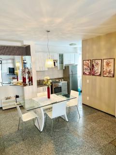 Apartamento a 300m Beira Mar-Meireles! Serviço Diário e Wi-fi 650Mb! - Fortaleza - 0