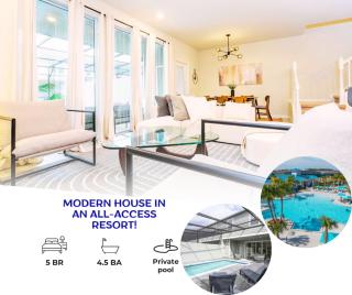 Modern 5-Bedroom Home with Private Pool and Resort Access! - Davenport - 4