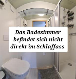 Schlaffass Holzfass im Banjapark Rees ohne Banja Sauna - Rees - 1