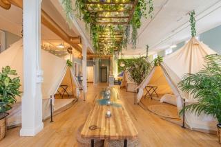 Experience Stay at the Glamping Loft Lake Geneva - Group Stays - 12 Stylish Tent Suites - Kitchen & Bar - Lake Geneva - 5