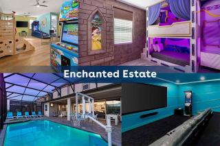 Mega Villa Near Disney with Gamer BR, Theater, Pool - 0