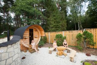 Ośrodek Wypoczynkowy Mamczur Pizuny, Roztocze, PROMOCJA ! Domki z kominkami w sercu lasu, sauna, jacuzzi w cenie wynajmu - 2