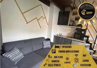 Reve Divin T4 avec parking-barbecue-laverie-bagagerie-salle de sport-aire de jeux-climatisé - Lourdes - 0