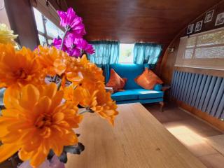 Airstream style caravan with central heating - Lostwithiel - 1