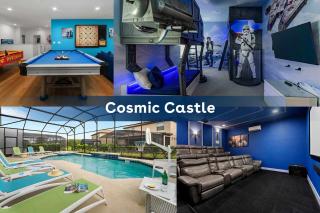 Cosmic Villa with Space Theme BR, Theater & Game Loft - Davenport - 7