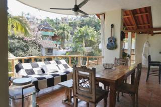 Casa Redonda Penthouse, In the Heart of Sayulita with ocean view and rooftop palapa with hammock - 0