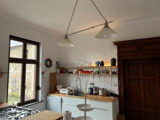 Hübscher Wohnen-Geräumige Ferienwohnung im Gutshaus nahe Saale und Elbe - - 9