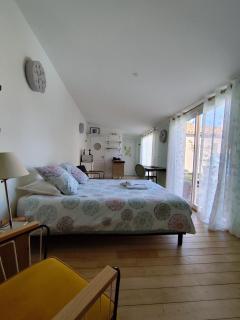 Chambre studio indépendante au calme vue sur piscine - Teyran - 4