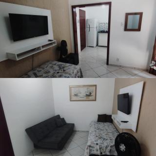 Apto com 01 dormitório e Wi-fi - Praia Grande- Tupi - perto da praia - 0