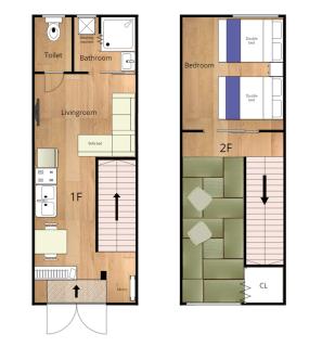 Koheitsu Osaka Tsurumibashi 6ppl House Namba Shinsaibashi USJ - Osaca - 6