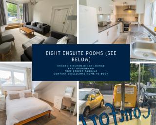 Entire 8 Ensuite Bedroom Coastal Holiday Home Townhouse, Free Parking, Fully Equipped Kitchen, Dining Room & Lounge, Perfect for Family Gatherings, Long Term Contractor, Relocation, etc Stays, 20 mins to Sunderland & Newcastle, See our Site for Assurance - 4