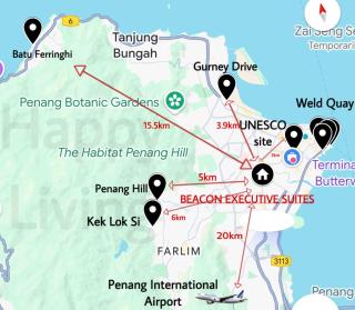 Beacon Executive Suites #Minimalist #SkyPool #Georgetown #6pax #2BR 2bath #3 Queen #Quality well maintained #Private host - George Town - 6
