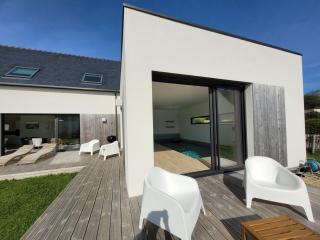 Jolie Maison avec piscine intérieure à 5 minutes des plages - Landunvez - 7