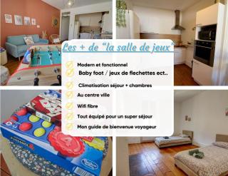 La salle de jeux-3 chambres-5pers-cnpe bugey - Ambérieu-en-Bugey - 9