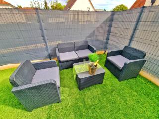JUNGLE SPA-4 Pers-Jacuzzi-Parking-Jardin-Clim-Colmar - 6