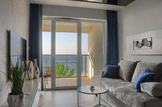 Apartament Gray z BEZPOŚREDNIM WIDOKIEM na morze- Nadmorski Luksus Apartamenty - 8