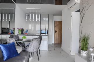 Apartament Gray z BEZPOŚREDNIM WIDOKIEM na morze- Nadmorski Luksus Apartamenty - 4