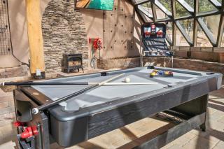 6BR Ridge Retreat on 40 Acres with Epic Panoramic Mtn Views, Sunlit Game Dome, Hot Tub, Private Trails - Designed for Families and Large Groups - 5