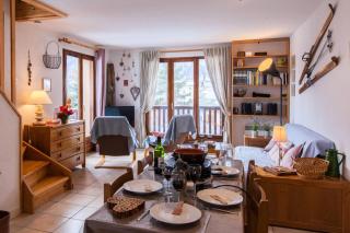 Résidence Le Rocher - Chalet mitoyen spacieux · vue sur le glacier · Parking privatif 3 places MAE-0384 - Le Monêtier-les-Bains - 0