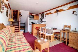 Résidence Cote Brune - Studio duplex lumineux · Départ et retour ski aux pieds · Balcon MAE-1704 - Les Menuires - 0