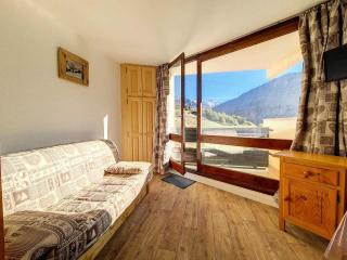 Résidence Caron - Studio lumineux · Départ et retour skis aux pieds · Balcon MAE-2734 - Les Menuires - 8