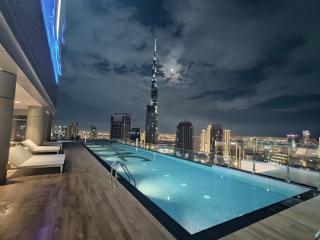 Luxury 2-Bed in Paramount Midtown Hotel Full Burj Khalifa Views 64th Floor Pool & Burj Views - 0